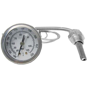 THERMOMETER2", 100-220-F, U-CLAMP by Stero Dishwashers