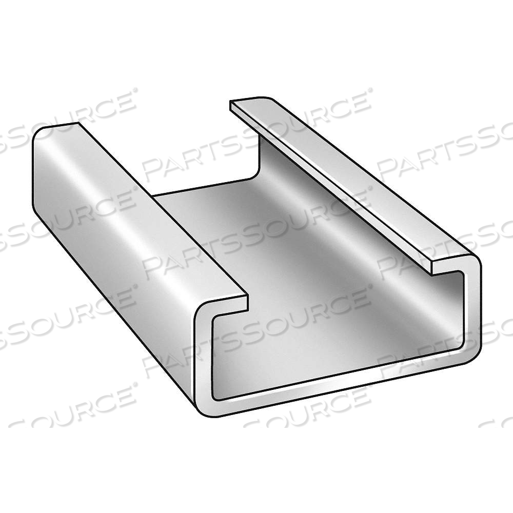 C CHANNEL STOCK, 1/8 IN WALL THICK, 10 FT PLASTIC LG, 1 IN INSIDE BASE WD, 1 IN INSIDE LEG LG, WHITE by Approved Vendor C CHANNEL STOCK, 1/8 IN WALL THICK, 10 FT PLASTIC LG, 1 IN INSIDE BASE WD, 1 IN INSIDE LEG LG, WHITE by Approved Vendor