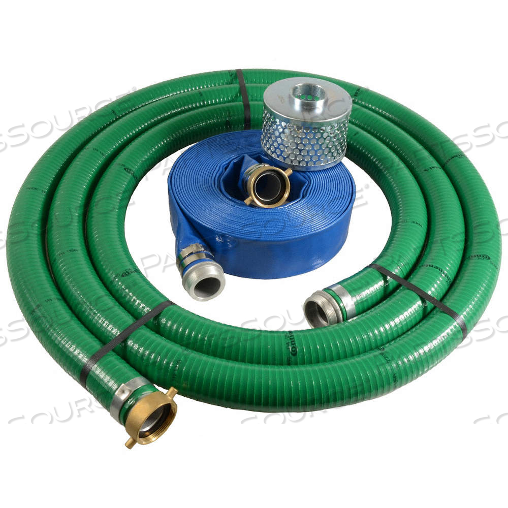 HOSE KIT, 2 IN CONNECT, MALE X FEMALE DISCHARGE HOSE/MALE X FEMALE SUCTION HOSE by Approved Vendor HOSE KIT, 2 IN CONNECT, MALE X FEMALE DISCHARGE HOSE/MALE X FEMALE SUCTION HOSE by Approved Vendor