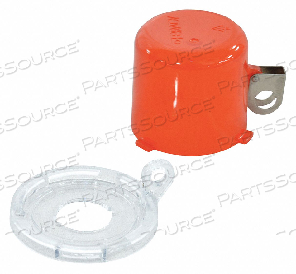 PUSH BUTTON LOCKOUT 22MM PLASTIC by Brady Americas