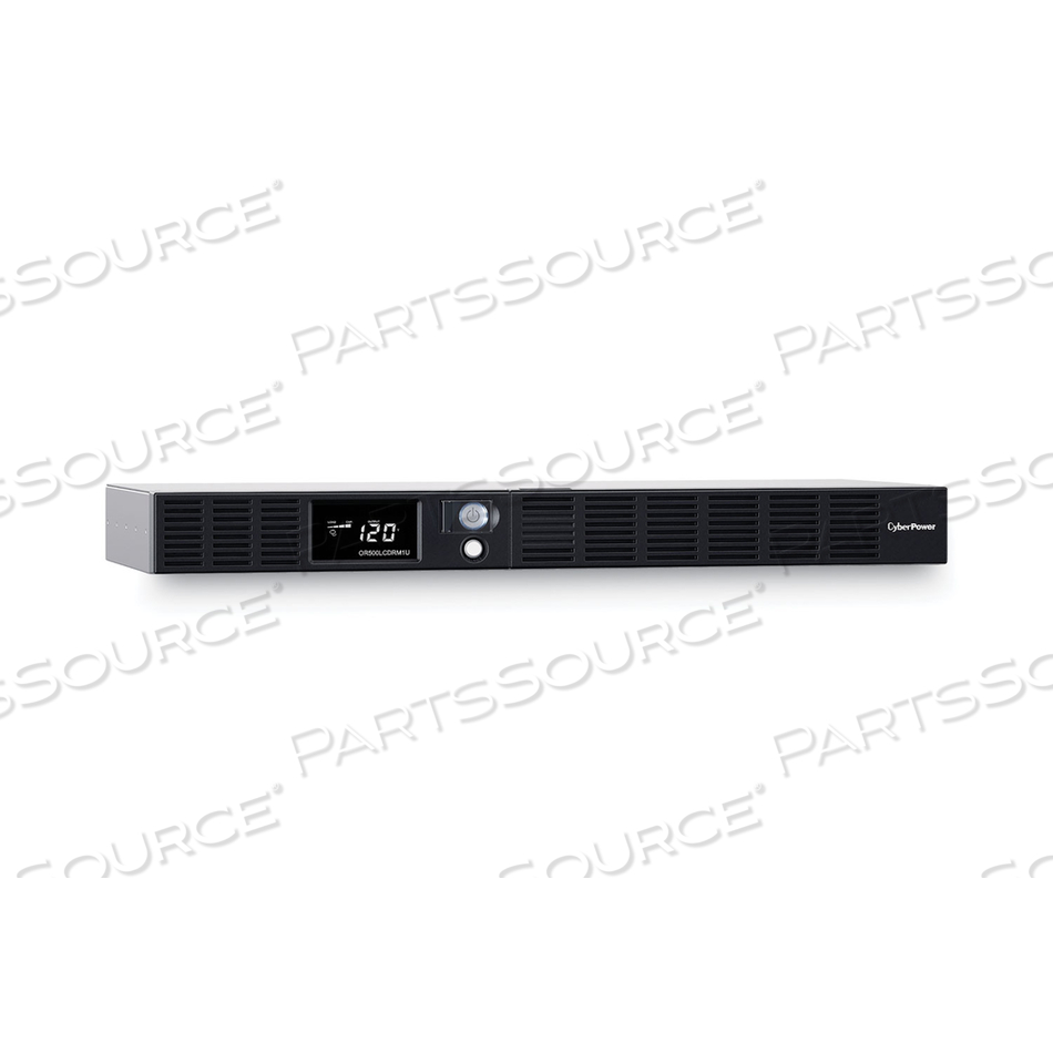 CYBERPOWER OFFICE RACKMOUNT LCD SERIES OR500LCDRM1U, UPS, 300 WATT, 500 VA by CyberPower CYBERPOWER OFFICE RACKMOUNT LCD SERIES OR500LCDRM1U, UPS, 300 WATT, 500 VA by CyberPower