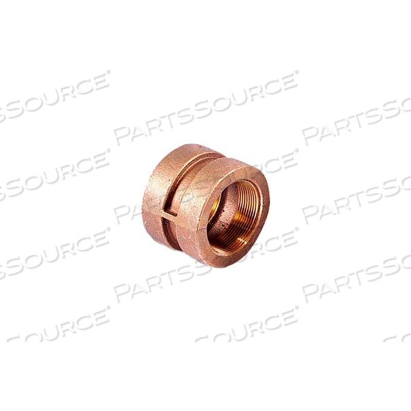 BRASS 250 LB LEAD FREE FITTING 1/4" COUPLING NPT FEMALE by Merit Brass Company BRASS 250 LB LEAD FREE FITTING 1/4" COUPLING NPT FEMALE by Merit Brass Company