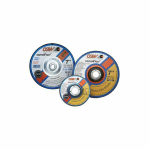 DEPRESSED CENTER WHEEL 9" X 1/4" X 5/8- 11 INT TYPE 27 24 GRIT ALUMINUM OXIDE by CGW Abrasives