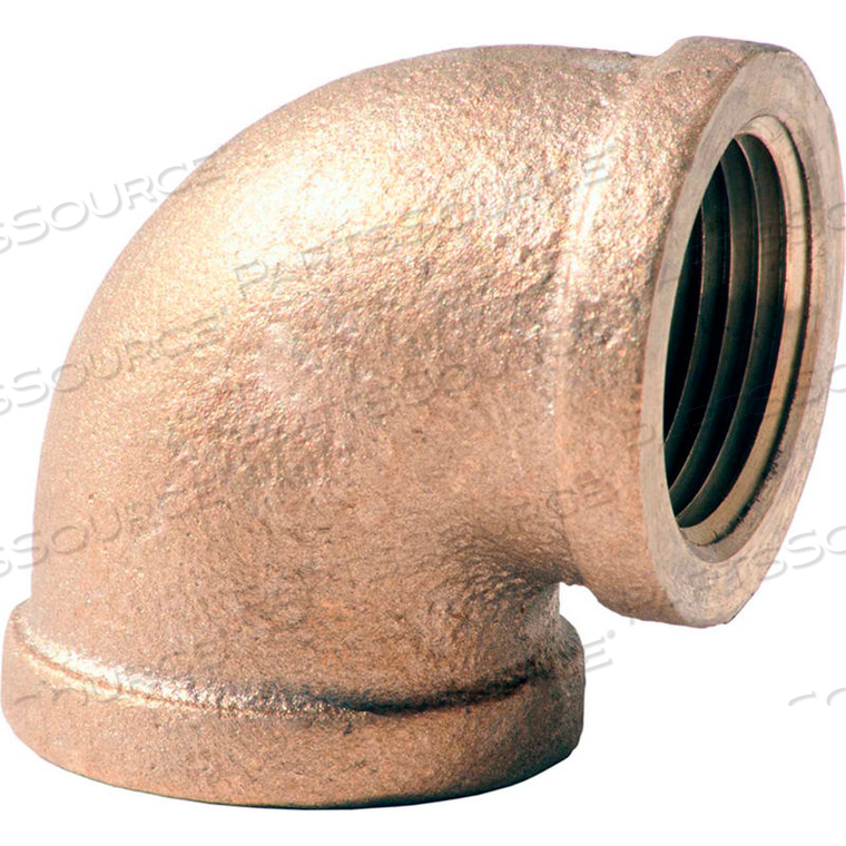 1 IN. LEAD FREE BRASS 90 DEGREE ELBOW - FNPT - 125 PSI - IMPORT by Merit Brass Company