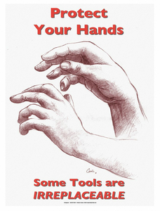 SAFETY POSTER PROTECT YOUR HANDS ENG by SafetyPoster