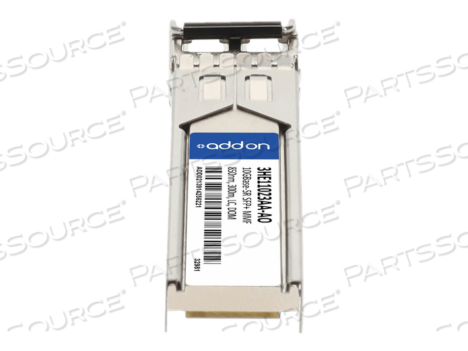 ADDON, SFP+ TRANSCEIVER MODULE (EQUIVALENT TO: ALCATEL-LUCENT NOKIA 3HE11023AA), 10 GIGE, 10GBASE-SR, LC MULTI-MODE, UP TO 984 FT, 850 NM, T by ADDON ADDON, SFP+ TRANSCEIVER MODULE (EQUIVALENT TO: ALCATEL-LUCENT NOKIA 3HE11023AA), 10 GIGE, 10GBASE-SR, LC MULTI-MODE, UP TO 984 FT, 850 NM, T by ADDON