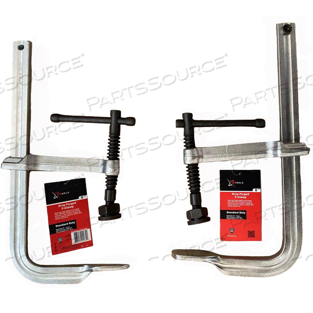 TCFF484800HS XTRWELD 48 IN CLAMP, F, 4800 PSI, 3-P S-PAD, STEEL CHROME by XTRweld