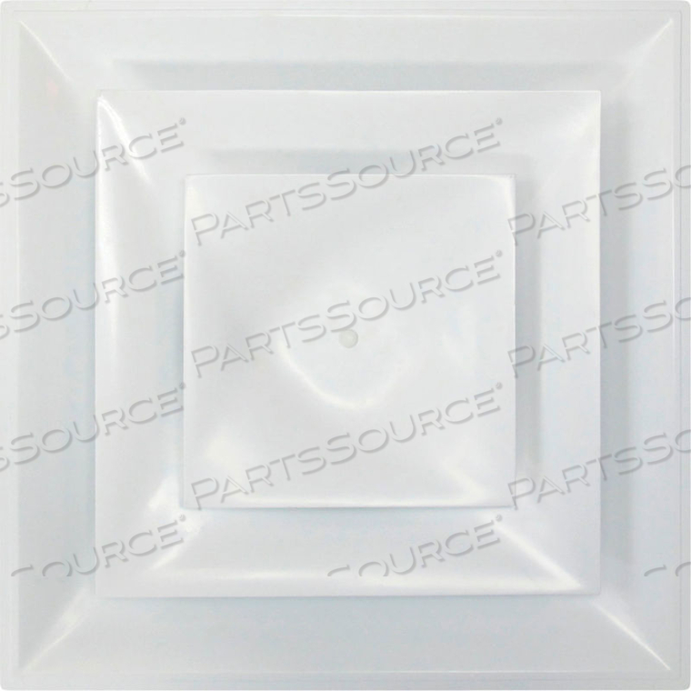 CEILING DIFFUSER SQUARE PLASTIC 10 DUCT by American Louver CEILING DIFFUSER SQUARE PLASTIC 10 DUCT by American Louver