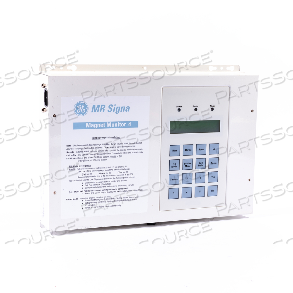 MAGNET MONITOR 4 FOR MAGNETIC RESONANCE IMAGING by GE Healthcare MAGNET MONITOR 4 FOR MAGNETIC RESONANCE IMAGING by GE Healthcare