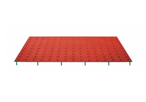 J0991 ADA WARNING PAD BRICK RED 5FT LX2 FT.W by TufTIle