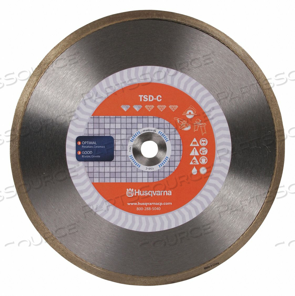 DIAMOND SAW BLADE BLADE DIA 10 IN. by Husqvarna DIAMOND SAW BLADE BLADE DIA 10 IN. by Husqvarna