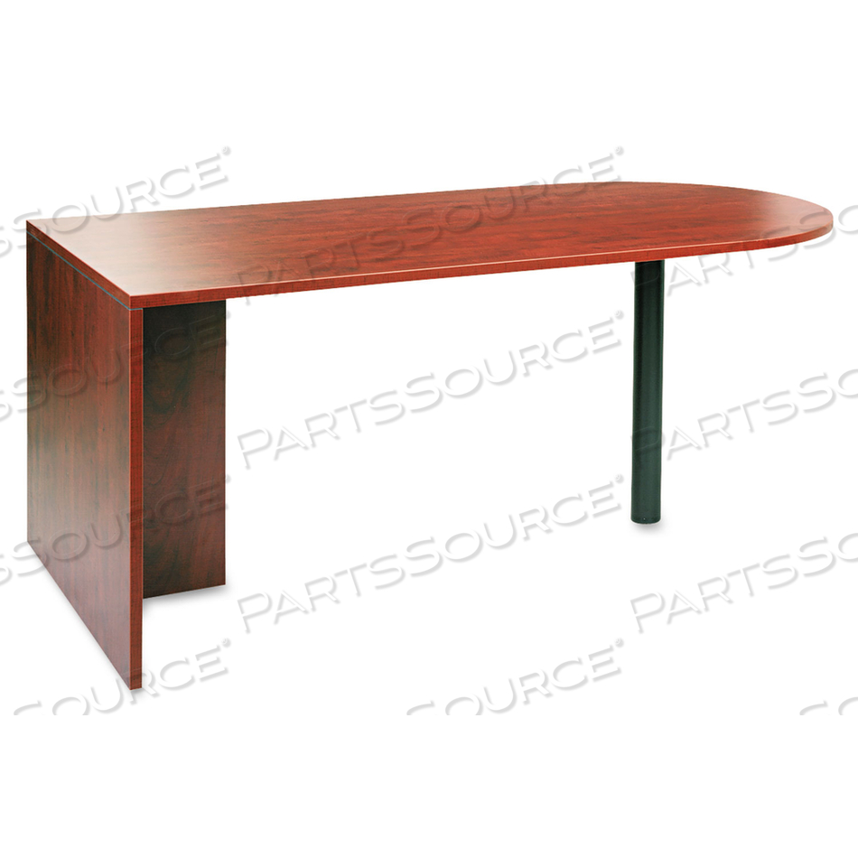 ALERA VALENCIA SERIES D-TOP DESK, 71" X 35.5" X 29.63", MEDIUM CHERRY by Alera