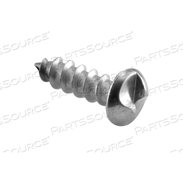 ONE WAY SCREW, #10 X 5/8", CHROME PLATED STEEL 