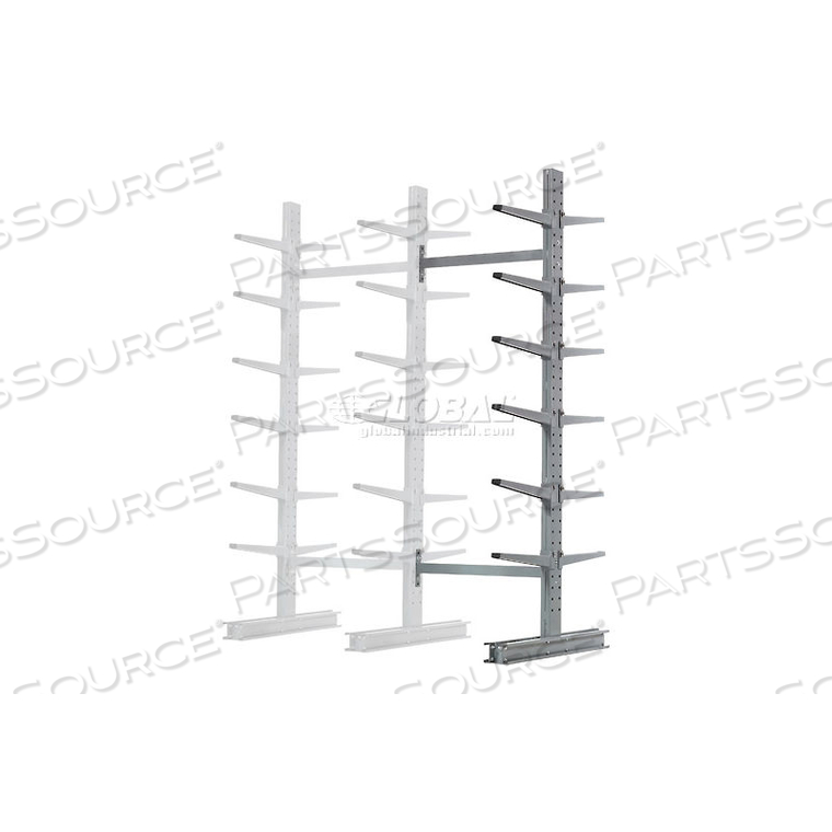 DOUBLE SIDED MD ADD-ON CANTILEVER RACK UNIT, 72"W X 78"D X 10'H, 7600 LBS CAP, FOR USE W/1000 SERIES by Modern Equipment (Meco)