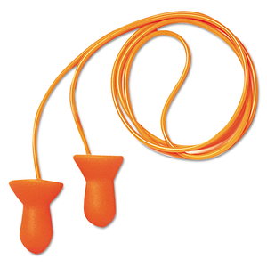 QUIET MULTIPLE-USE EARPLUGS, CORDED, 26NRR, ORANGE/BLUE by Howard Leight