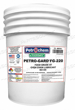 FOOD GRADE HIGH TEMP LUBRICANT 5 GAL. by Petrochem FOOD GRADE HIGH TEMP LUBRICANT 5 GAL. by Petrochem