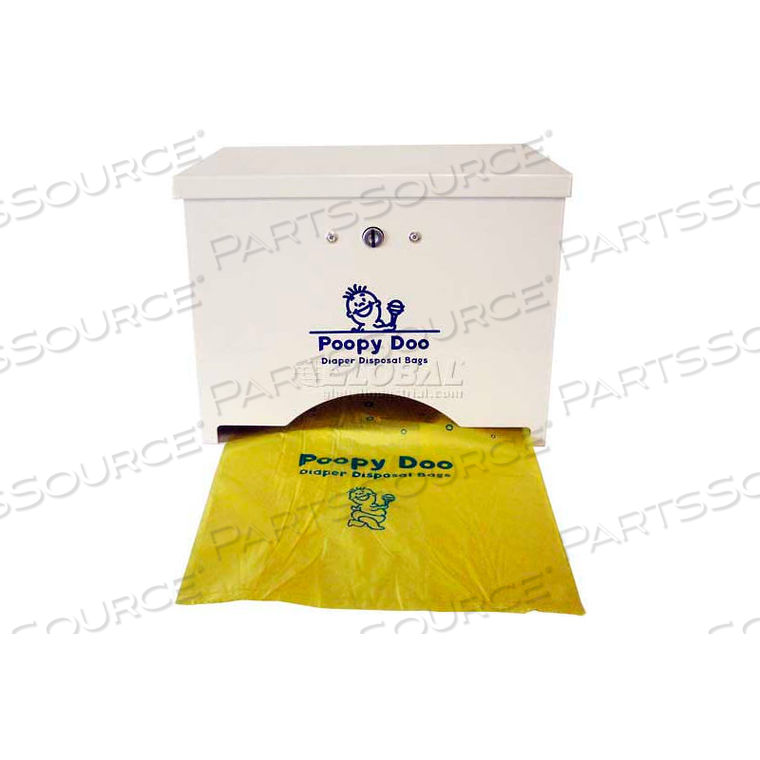 POOPY DOO DIAPER DISPOSAL BAG DISPENSER - 400 BAG CAPACITY by Crown Products