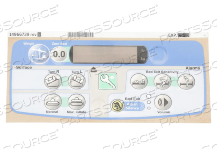 POD LABEL, AIR, PPM, SCALE by Hillrom