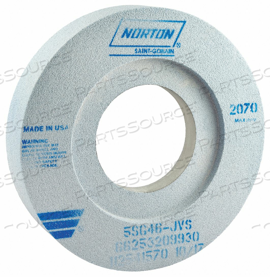 GRINDING WHEEL 12X2X5 REC 2/S 7.5X1/2 CA by Norton | Saint-Gobain Abrasives