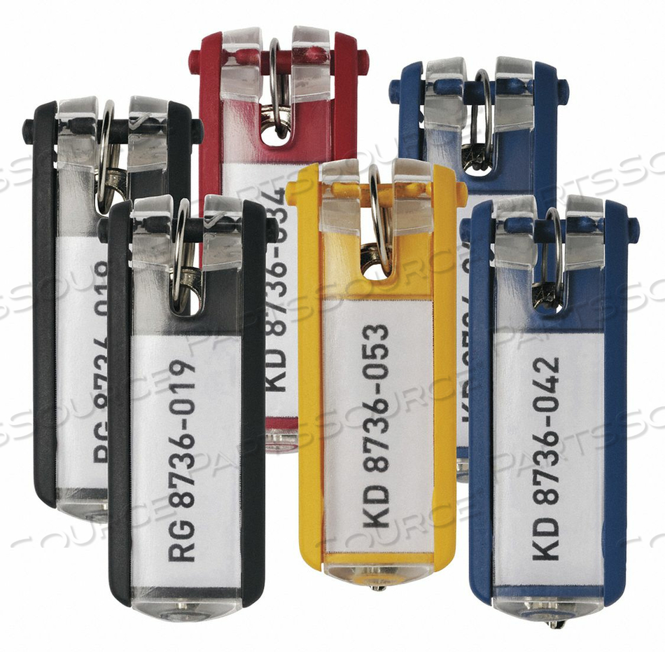 KEY TAGS 2-3/4 H 1 W PK6 by Durable KEY TAGS 2-3/4 H 1 W PK6 by Durable