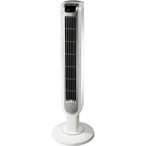 36" TOWER FAN WITH REMOTE CONTROL, 3-SPEED, 110V, WHITE by Lasko