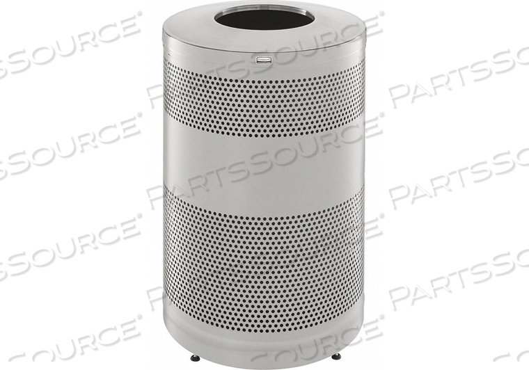 TRASH CAN 51 GAL. GRAY SS by Rubbermaid Medical Division