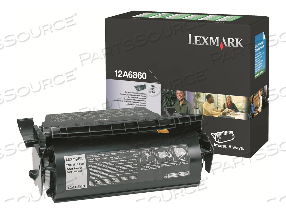 TONER CARTRIDGE, REPLACEMENT FOR LEXMARK T620, LEXMARK T620DN, LEXMARK T620IN, LEXMARK T620N, LEXMARK T622, LEXMARK T622DN, LEXMARK T622IN,  