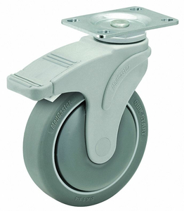 QUIET-ROLL MEDICAL PLATE CASTER SWIVEL by Albion