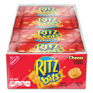 RITZ BITS, CHEESE, 1 OZ POUCH, 12/PACK by Nabisco RITZ BITS, CHEESE, 1 OZ POUCH, 12/PACK by Nabisco