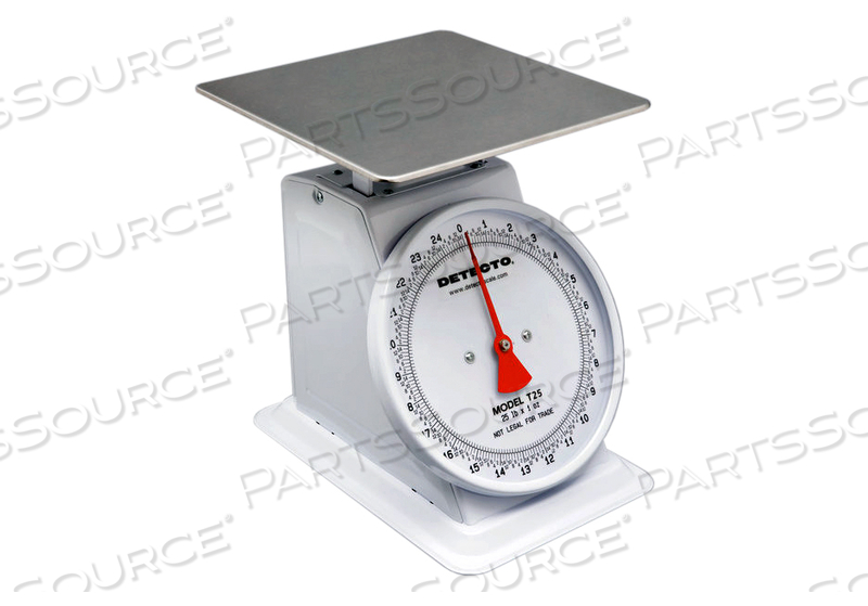 TOP LOADING DIAL PORTION SCALE W/ STAINLESS BOWL, 25 LB X 1 OZ, FIXED DIAL by Detecto Scale / Cardinal Scale