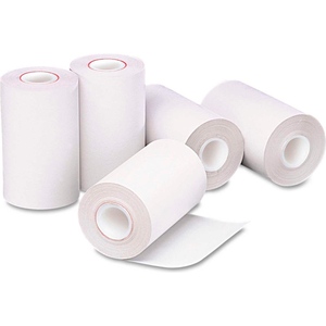 SINGLE-PLY THERMAL CASH REGISTER/POS ROLLS, 2-1/4" X 55', WHITE, 5/PACK by PM Company