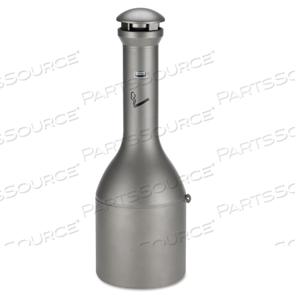 INFINITY TRADITIONAL SMOKING RECEPTACLE, 4.1 GAL, 13 DIA X 39H, ANTIQUE PEWTER by Rubbermaid Medical Division INFINITY TRADITIONAL SMOKING RECEPTACLE, 4.1 GAL, 13 DIA X 39H, ANTIQUE PEWTER by Rubbermaid Medical Division