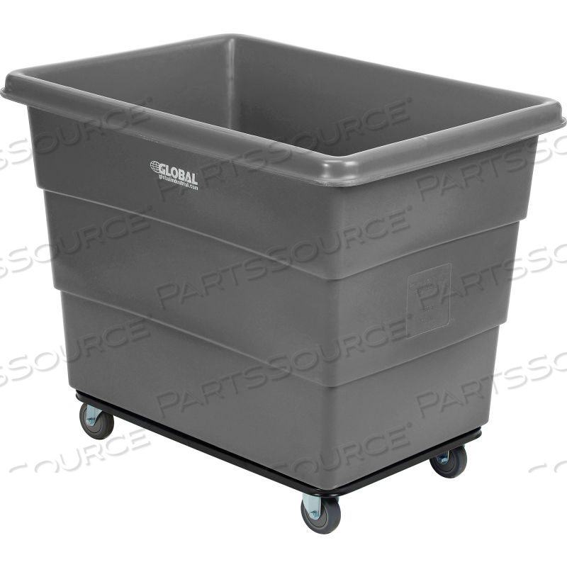 PLASTIC BULK BOX TRUCK, 16 BUSHEL, STEEL CHASSIS BASE GRAY by Approved Vendor PLASTIC BULK BOX TRUCK, 16 BUSHEL, STEEL CHASSIS BASE GRAY by Approved Vendor