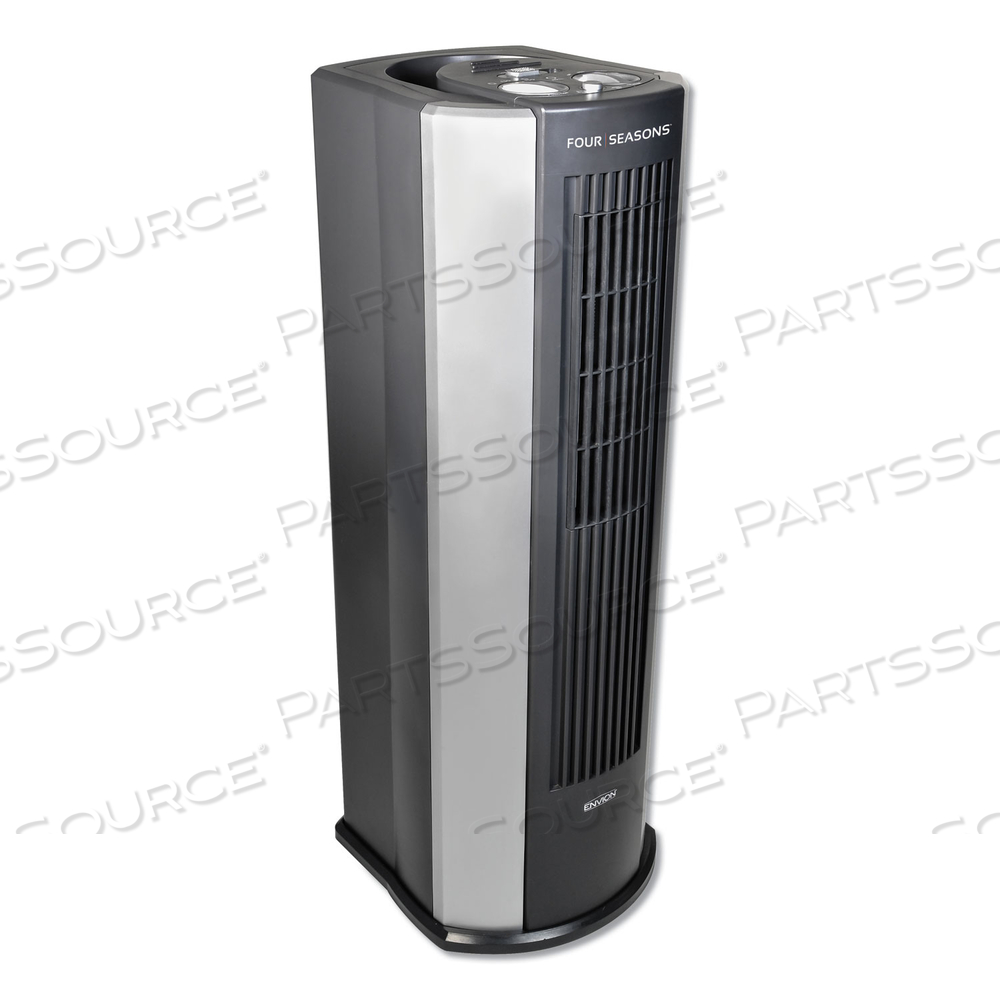 FOUR SEASONS 4-IN-1 AIR PURIFIER/HEATER/FAN/HUMIDIFIER, 1,500 W, 9 X 11 X 26, BLACK/SILVER 