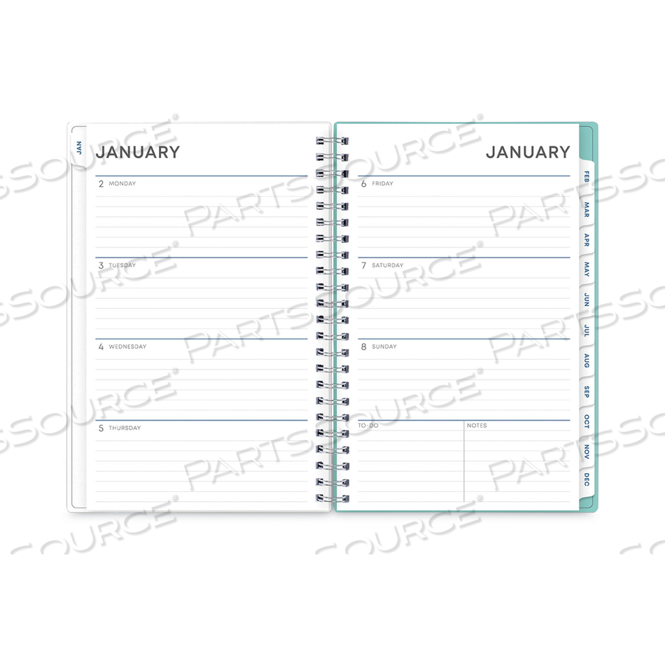 CHLOE FROSTED WEEKLY/MONTHLY PLANNER, CHLOE ARTWORK, 8 X 5, BLUE COVER, 12-MONTH (JAN TO DEC): 2023 