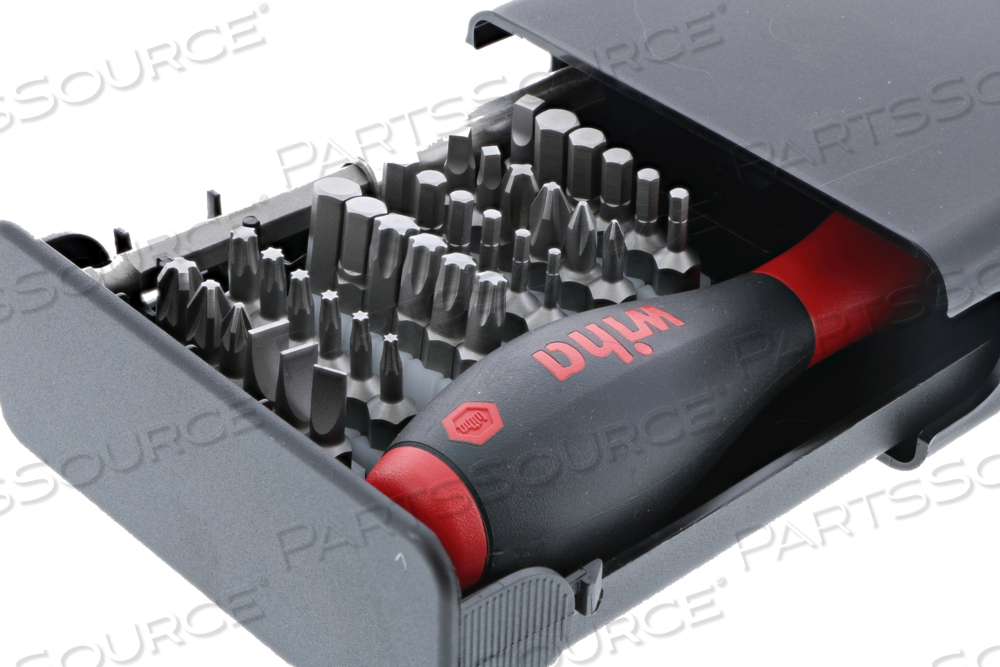 38 PIECE BITS COLLECTOR BIT AND MAGNETIC BIT HOLDER SET by Wiha Tools 38 PIECE BITS COLLECTOR BIT AND MAGNETIC BIT HOLDER SET by Wiha Tools