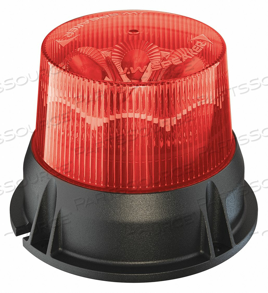 STROBE LIGHT RED LED 3-13/16 H by J.W. Speaker