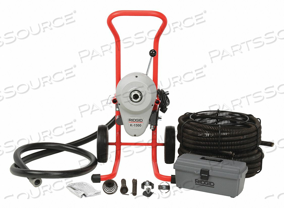 SECTIONAL DRAIN CLEANING MACHINE 3/4 HP by Ridgid