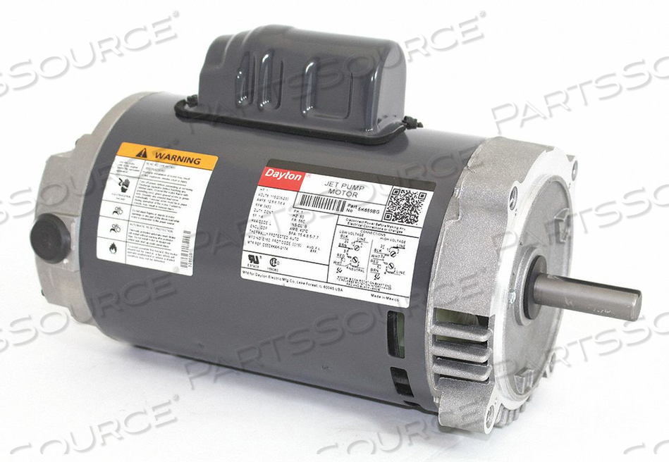 MOTOR 1 HP 3 450 RPM 56C 115/208-230V by DAYTON ELECTRIC MANUFACTURING CO