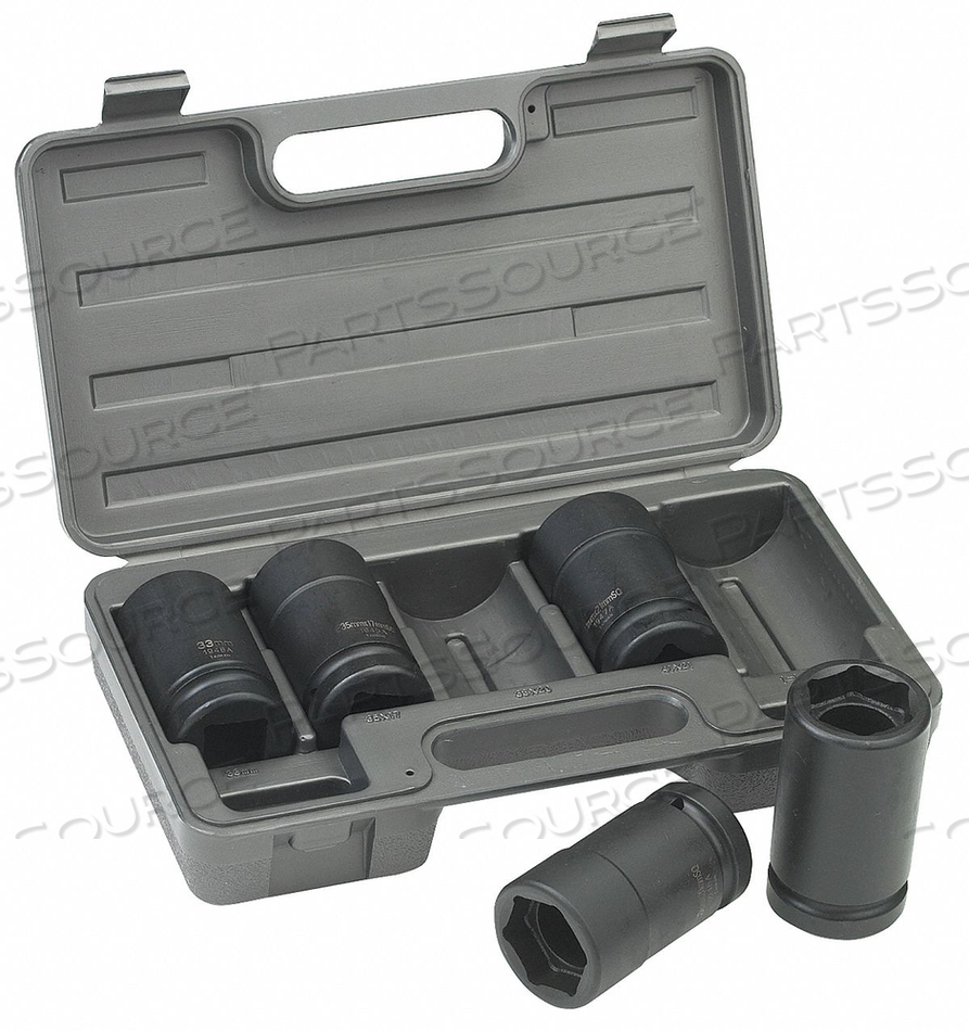 BUDD WHEEL SOCKET SET 1 IN DR 5 PC by OTC BUDD WHEEL SOCKET SET 1 IN DR 5 PC by OTC