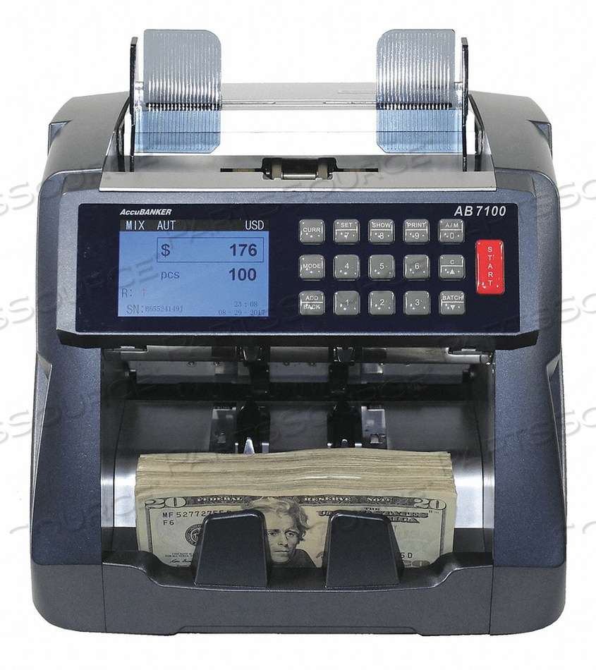 BILL COUNTER 500 BILLS CAPACITY by Accubanker BILL COUNTER 500 BILLS CAPACITY by Accubanker
