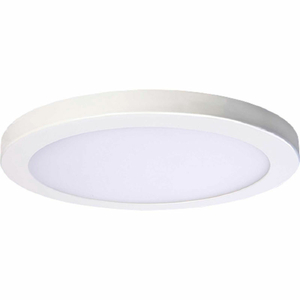 11" ROUND PLATTER LED FLUSH MOUNT LIGHT, 40W, 120V, 3000K, WHITE by AMAX Lighting