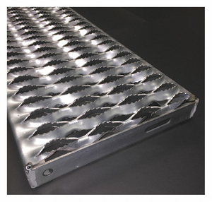 LADDER STEP TREAD, STAIR TREAD, SERRATED, STEEL by Direct Metals