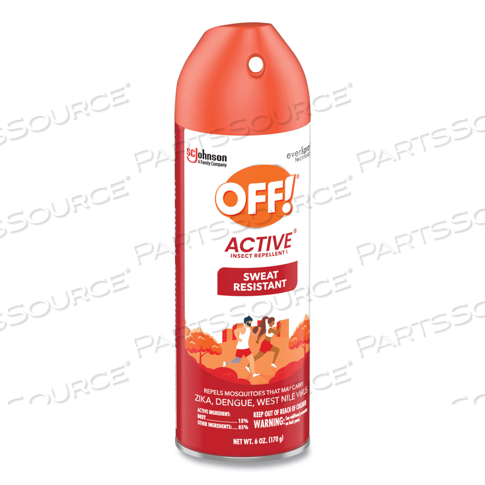 ACTIVE INSECT REPELLENT, 6 OZ AEROSOL SPRAY by OFF!
