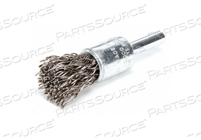 CRIMPED WIRE END BRUSH STAINLESS STEEL by Weiler CRIMPED WIRE END BRUSH STAINLESS STEEL by Weiler