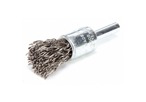 CRIMPED WIRE END BRUSH STAINLESS STEEL by Weiler