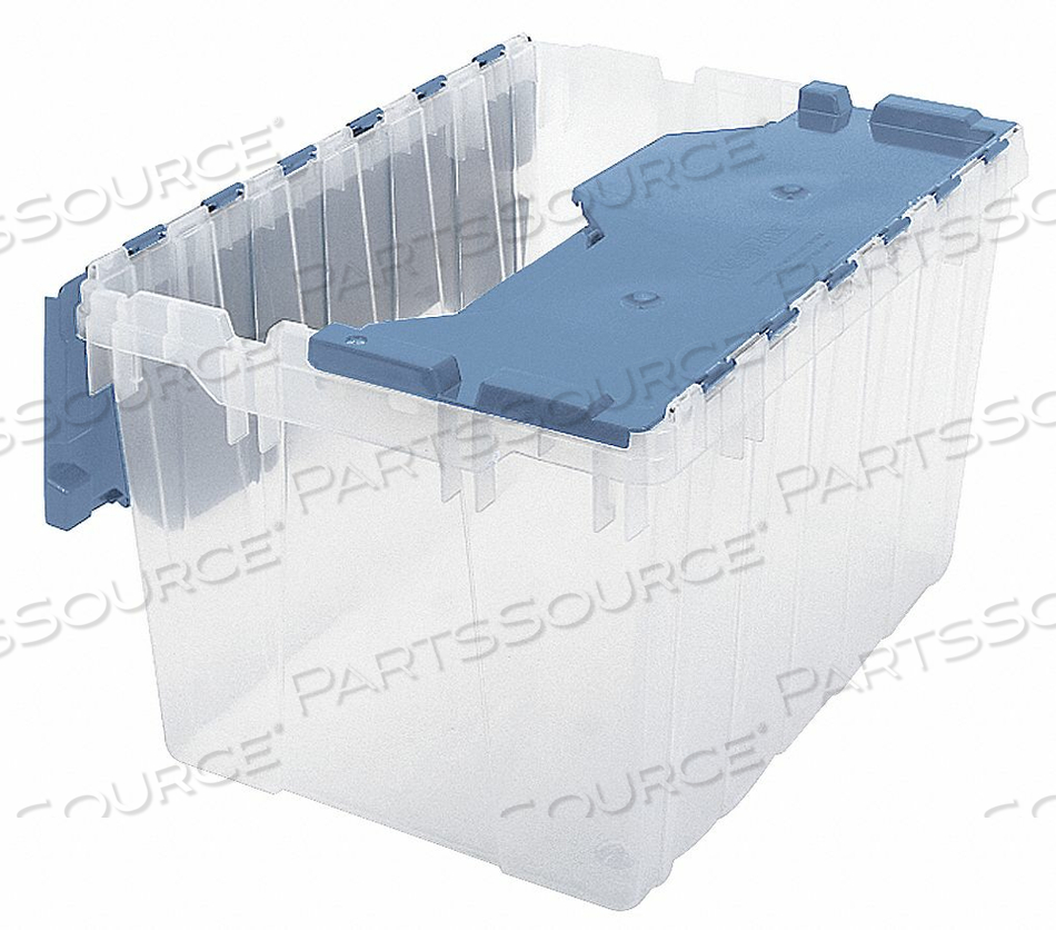 ATTACHED LID CONTAINER 1.6 CU.FT CLRBLUE by Akro-Mils / Myers Industries, Inc ATTACHED LID CONTAINER 1.6 CU.FT CLRBLUE by Akro-Mils / Myers Industries, Inc