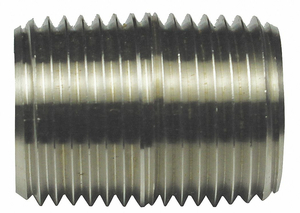 RIGID NIPPLE THREAD 2-3/64IN.L 316 SS by Calbrite