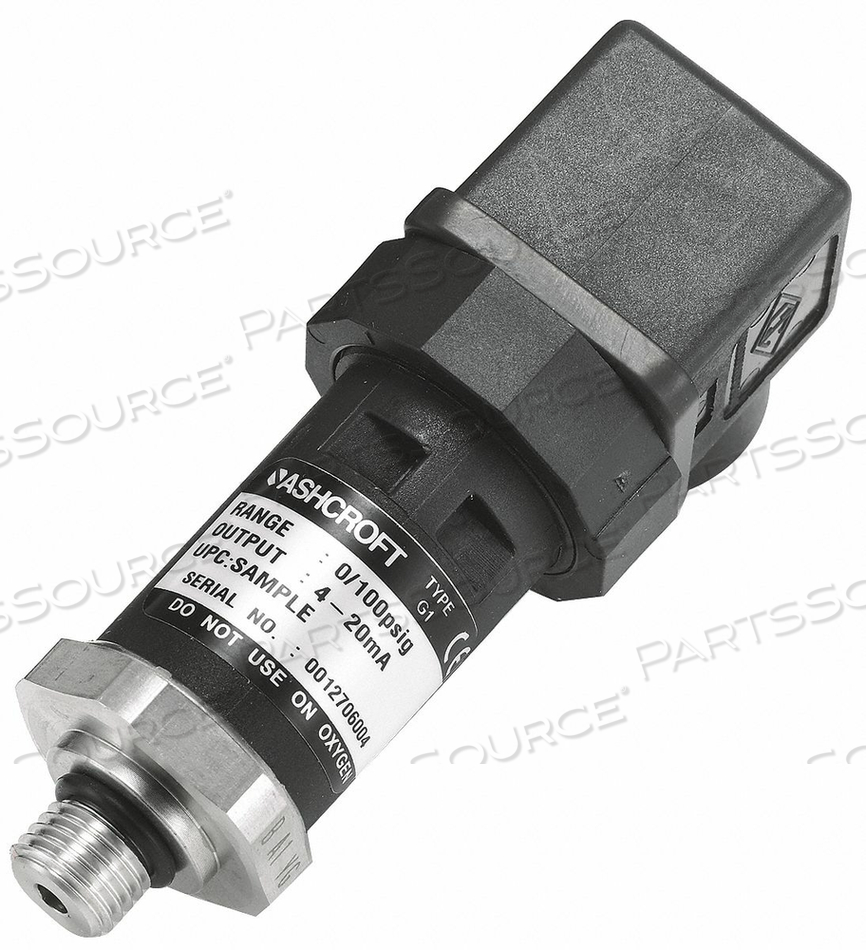 D3852 PRESSURE TRANSDUCER RANGE 0 TO 1000 PSI by Ashcroft Inc.