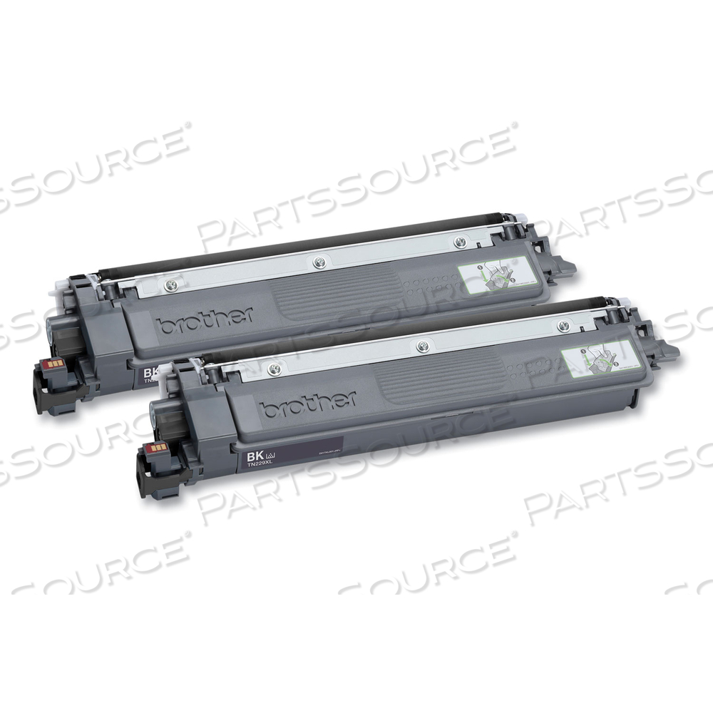 TN229XL2PK HIGH-YIELD TONER, 3,000 PAGE-YIELD, BLACK, 2/PACK by Brother